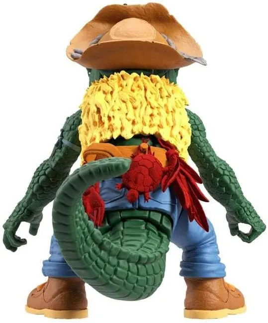Retro Toys Super7 ULTIMATES! Teenage Mutant Ninja Turtles Leatherhead - 7" TMNT Action Figure with Accessories Classic Cartoon travel dismay courier Collectibles and 