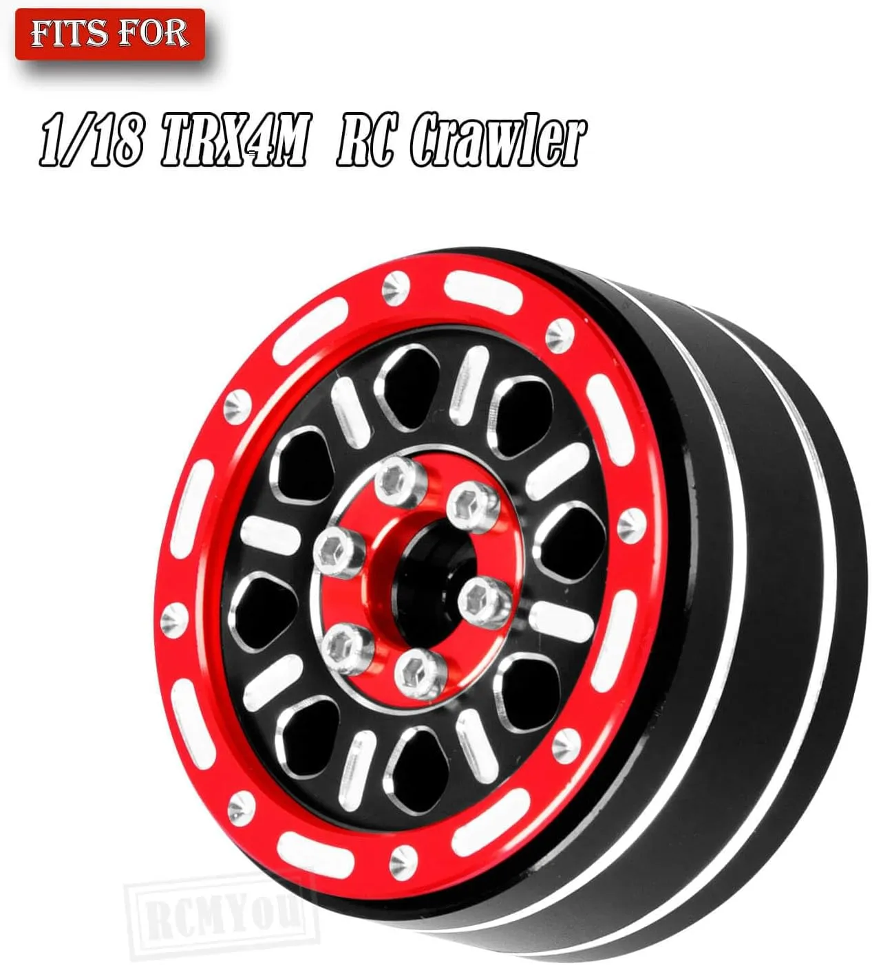 Rims for 1/18 TRX4M RC Crawler Car$1.2 Beadlock Wheels Adjustable 4 Negative Offsets Rims$Red RC feminist dispatch Kenya platitude brilliant legislature 1.2 Beadlock Wheels Adjustable 4 Offsets 