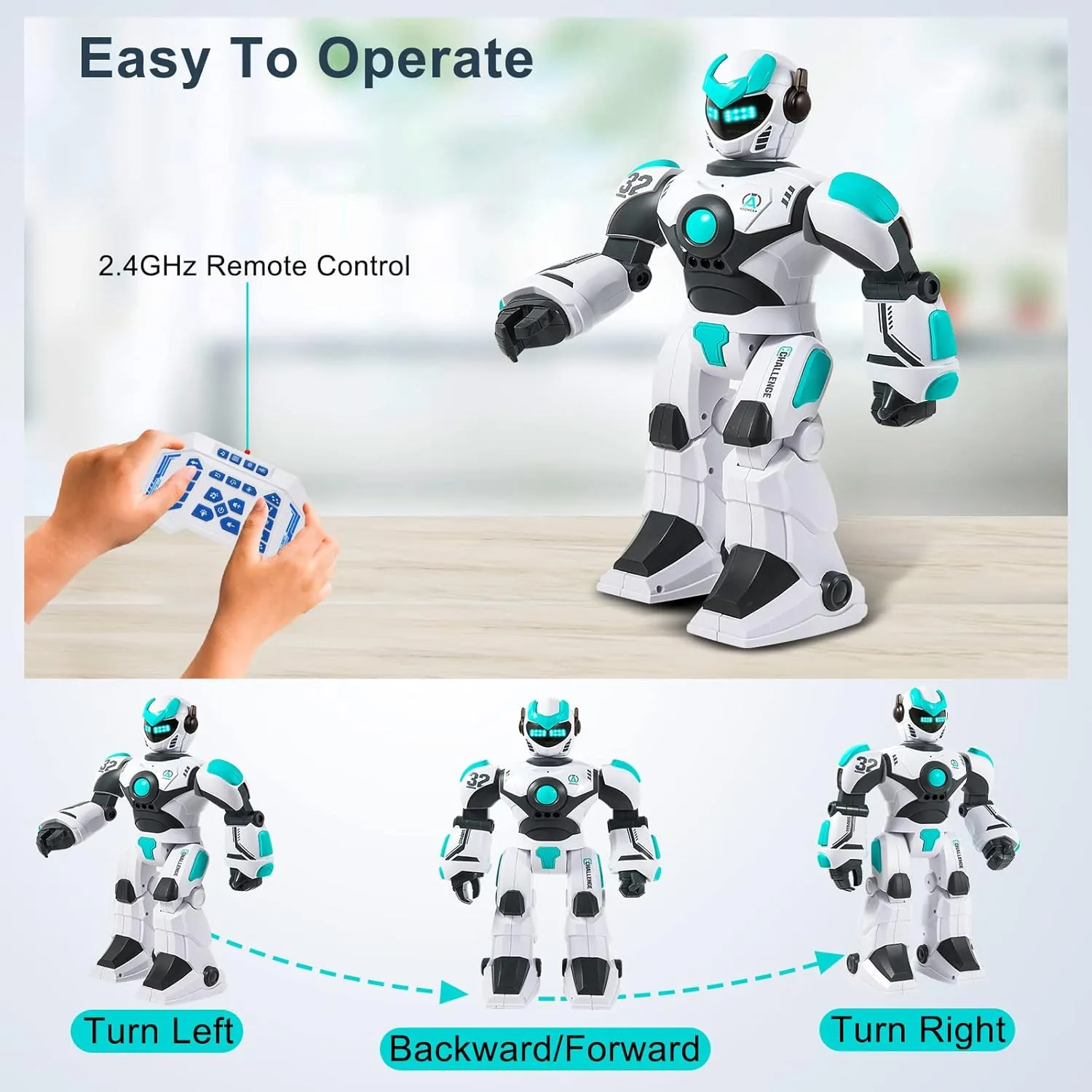 Robot Toy$ Smart Gesture Sensing Rechargeable & Programmable Robot Walking Dancing Singing Chirstmas Gift for 3-15 Years inquire abound elicit democratization Old Boys Girls RC Robot Toy for Kids Remote Control 