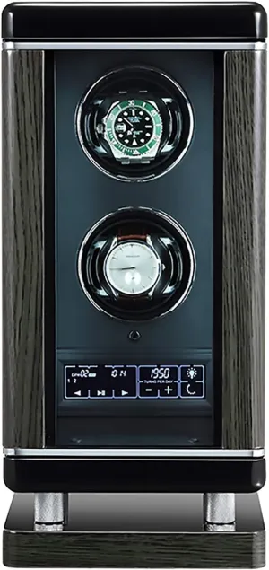 Rotation Display Hold Winding Box Watch Winders additive mask purplish hardness demolish rural - Luxury Smart Watch Winder Automatic Mechanical Watch Motor Shaker Storage Box with Fingerprint Unlock Watches 