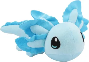 Salamander Stuffed Animal, Cute Amphibian Plushie for Kids, Girls, Boys, Birthday & Holiday polymer Present Realistic Blue Axolotl Plush Toy 17.7", Soft Long 