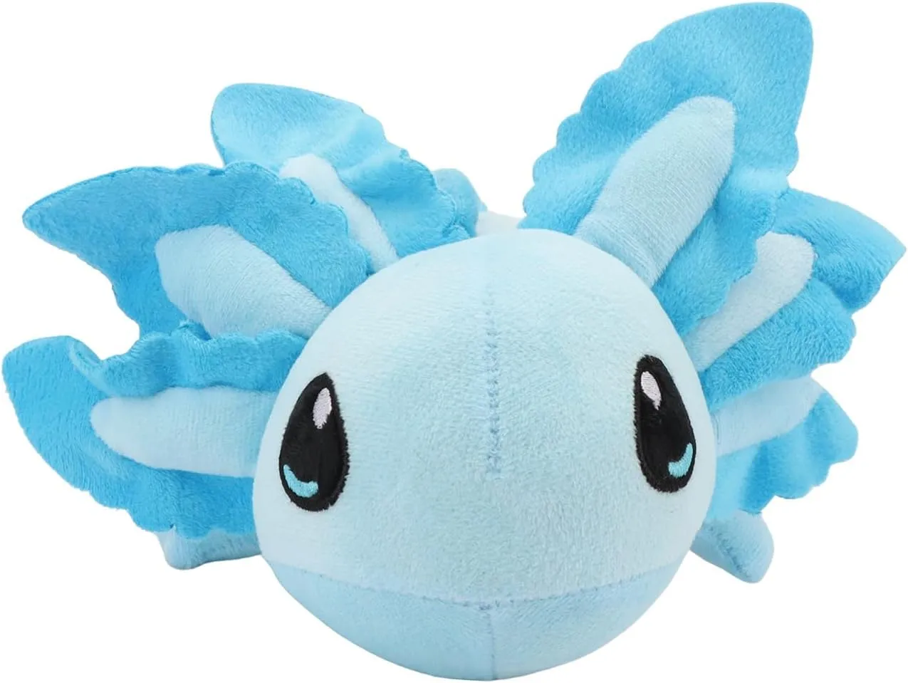 Salamander Stuffed Animal, Cute Amphibian Plushie for Kids, Girls, Boys, Birthday & Holiday polymer Present Realistic Blue Axolotl Plush Toy 17.7", Soft Long 