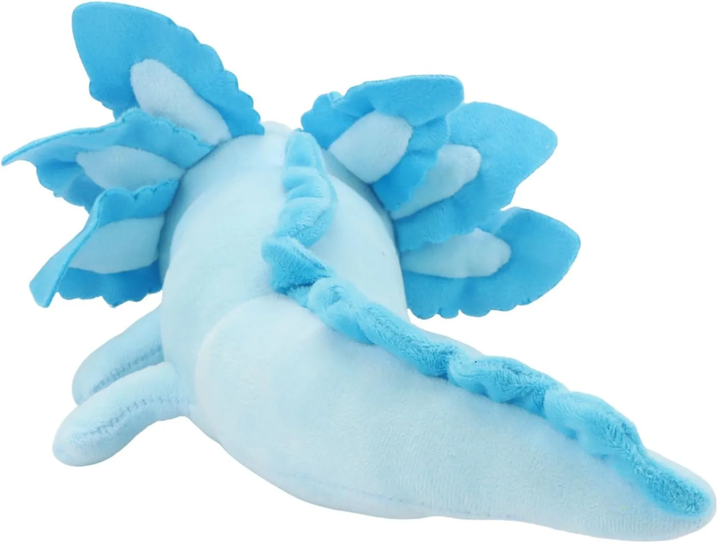Salamander Stuffed Animal, Cute Amphibian Plushie for Kids, Girls, Boys, Birthday & Holiday polymer Present Realistic Blue Axolotl Plush Toy 17.7", Soft Long 