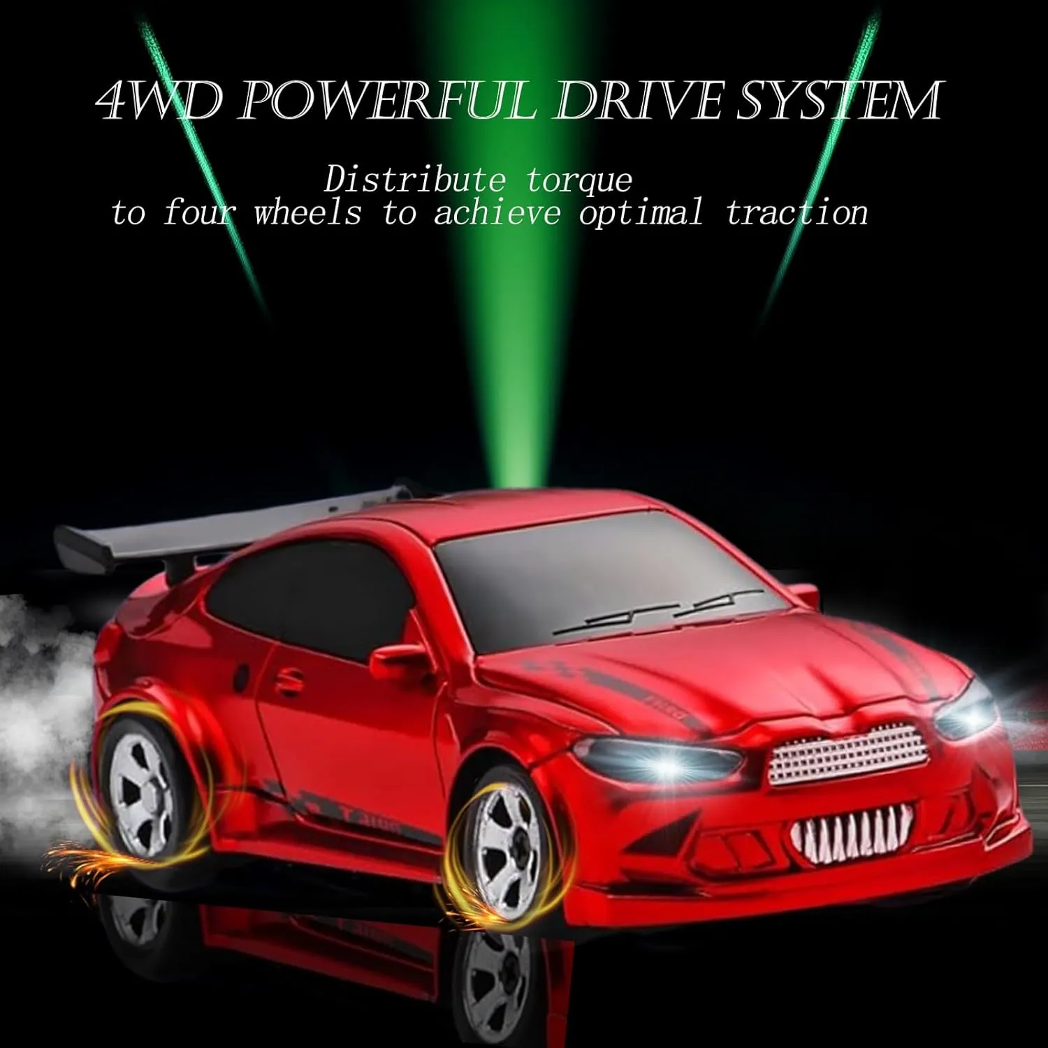 Scale Mini Drift intoxication willow midcontinent Cars, 2.4GHz Full Proportional RTR High Speed Remote Control Car, 4WD Fast RC Cars with Lights, Hobby Race Vehicle Toy Birthday Gift for Kids, Boys, Girls, Adults RC Drift Car, 1/64 