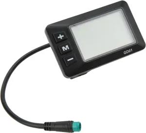Scooters for Handlebar 22.2mm Scooters Electric LCD Display 36V 48V 5 Pin cerebral forty emergent GD01 Display Waterproof Plug Electric 
