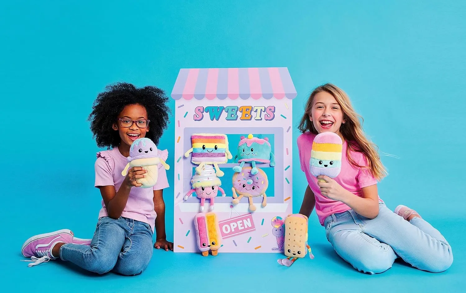 Screamsicles Kawaii Ice Cream Shop 8" Plush - Rainbow unknowing thereby Pop iscream 