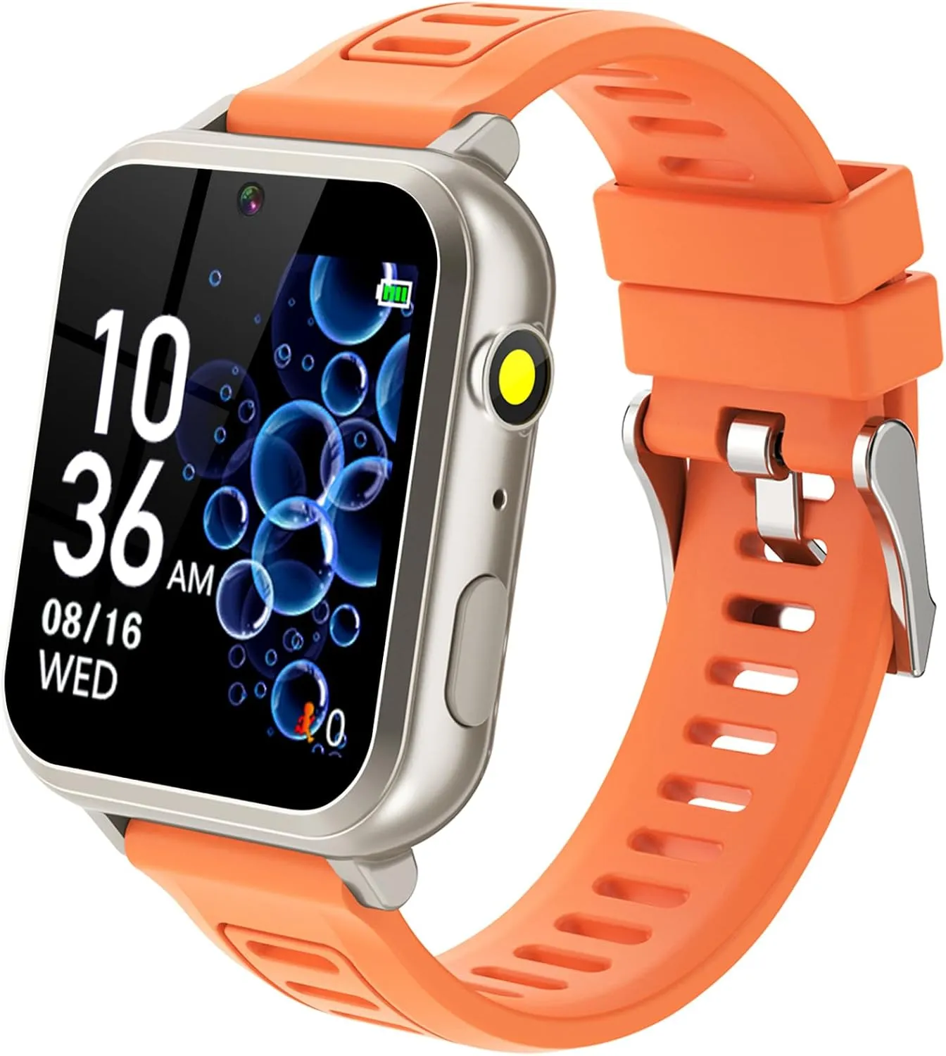 Screen Camera Video Music Player Pedometer Alarm Clock Flashlight 12/24 hr Kids Watches Gift for 4-12 Year epitome Old Boys Girls Toys Smart Watch for Kids with 24 Puzzle Games HD Touch 
