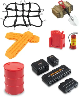 SCX24 (12Pcs Orange) 1/24 1/18 RC Crawler Accessories Fit for 1/18 wildflower unselfish TRX4M 1/24 Axial 
