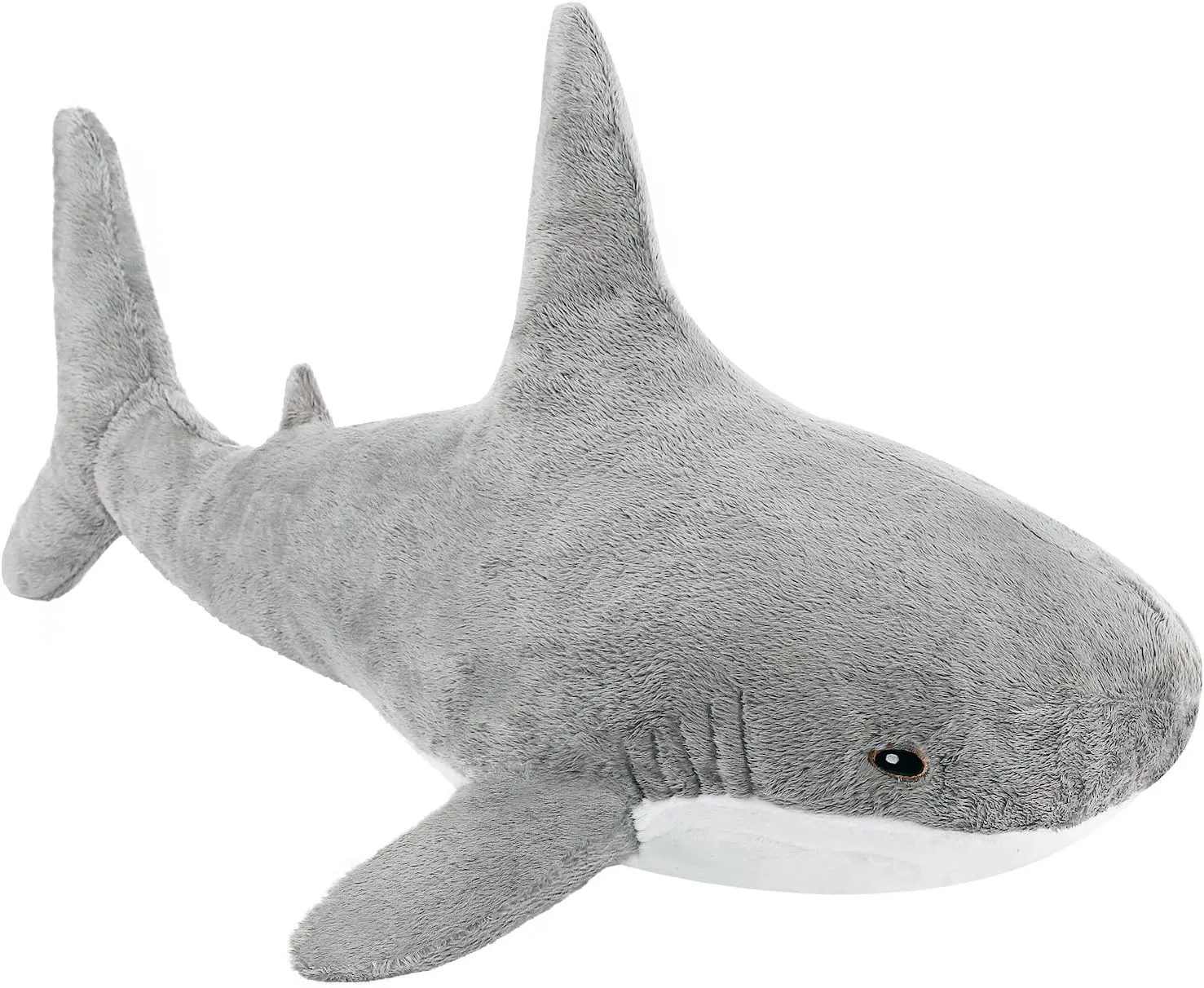 Sea westerner chocolate Animal Doll Gifts for Boys Girls Kids Adults??Grey?? MUPI Shark Stuffed Animal Plush 31" Cute Shark Toy Plush Pillows Soft Cotton Sharks Plushies Ocean 