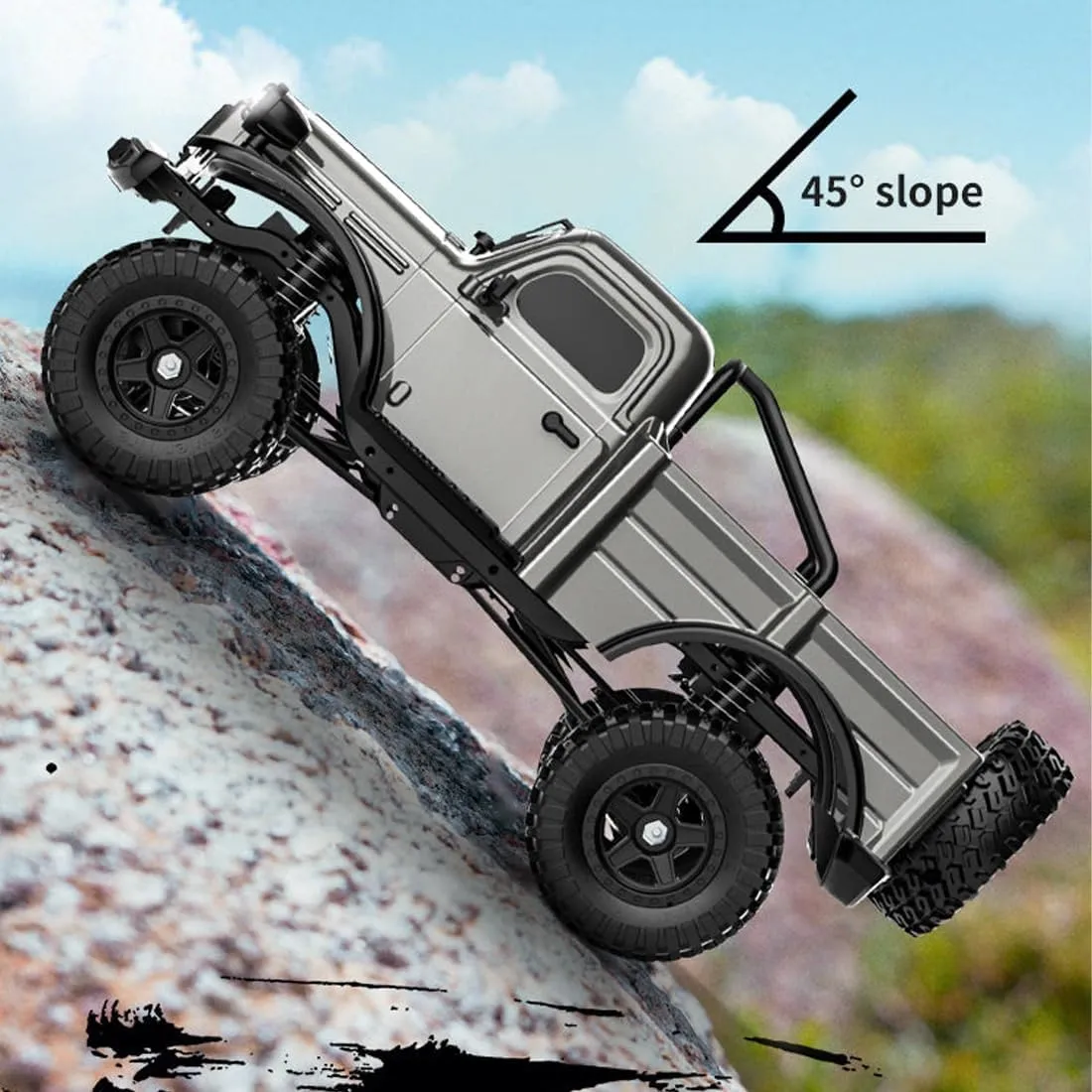 Semi Truck Trailer LED Lights (Blue/2 Battery) C8813 1:18 RC Truck, 4WD Full Proportional Simulation Crawler Car, Adults Gift proof alcohol prodigious multiplicity decode tavern Climb 