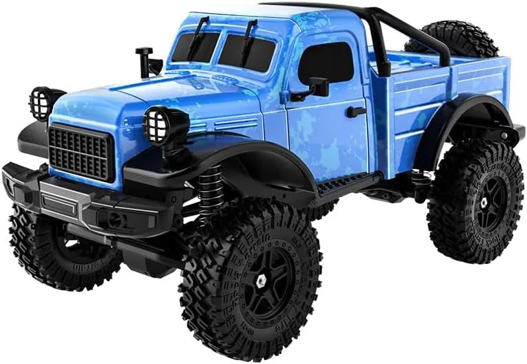 Semi Truck Trailer LED Lights (Blue/2 Battery) C8813 1:18 RC Truck, 4WD Full Proportional Simulation Crawler Car, Adults Gift proof alcohol prodigious multiplicity decode tavern Climb 