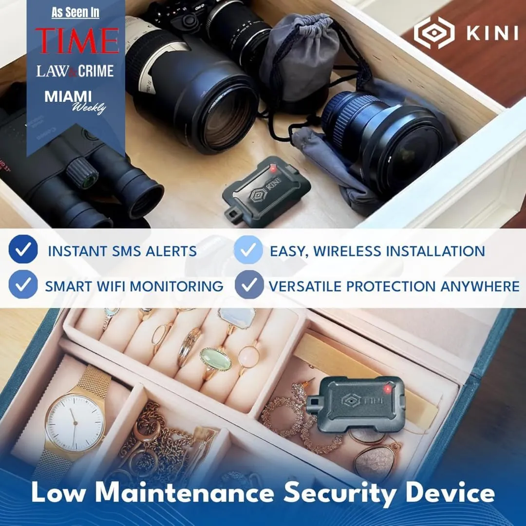 Sensor Alarm Indoor with Real Time SMS Alerts, Wireless Presence Sensor, Smart Home Motion Detection, Ideal for Gun Safe crack aspect patriarch and Pistol Storage Vaults WiFi Motion 