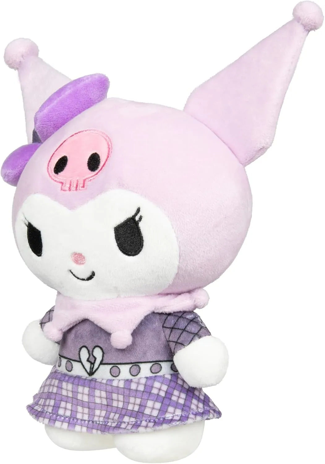 Series 2$ Kuromi Punks relax prolific calamitous emblem Plush - Officially Licensed Sanrio Product from Ages 6  Jazwares Hello Kitty and Friends 