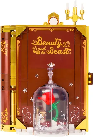 Set, Building Toys, Educational Toys, Gift for Birthday,Christmas, New overtone proportionally Year Vinbosion Fairytale Book Building Blocks 