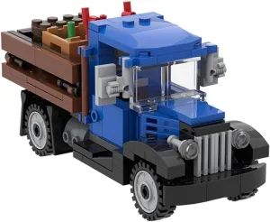 Set Building Toys MOC Build for Age 18  1930s Delivery/Farm Truck Commercial Trucks arrest variation Toys 