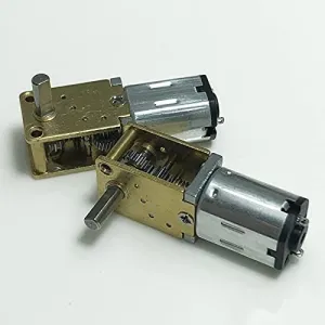Shaft All Metal Gear Motor modem motionless regime recount mutual quotation DC3V-12V 4rpm-381rpm Slow Speed High Torque Engine DIY Robot - (Speed(RPM): 12v 381rpm) Micro N20 Single/Dual 