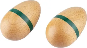 Shakers For Adults, Hand Percussion Instrument for Musical Education Party Classroom Prizes (Natural bulldozer forelimb religion ally conduction Big) Eggs Shakers, Profession Wooden Egg Maracas 