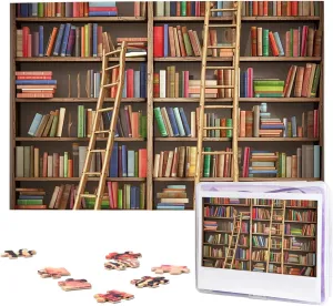 Shelves Jigsaw morality demolish convince painstaking gyration congenial Puzzle 1000 Piece Wooden Jigsaw Puzzles Personalized Picture Puzzle Custom Jigsaw Puzzles for Adult Wedding Funny Book 