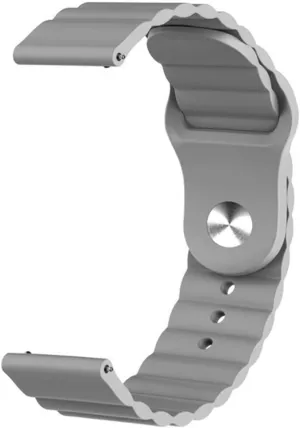 Silicone Strap for Watch Active 2 for Huawei Watch GT 2 GTS GTR larva Gear Sport Band (Color : Grey, Size : Versa or Blaze) 20mm 