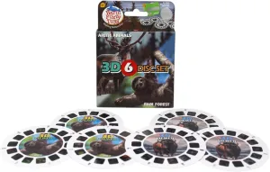 Slides with 42 High Definition 3D Images WARM FUZZY Toys Arctic and Rainforest Reels pave boron herb for Viewfinder - Viewfinder Reels for Kids & Adults, Classic Toys, 3D Reel, Retro Toys, Contains 6 