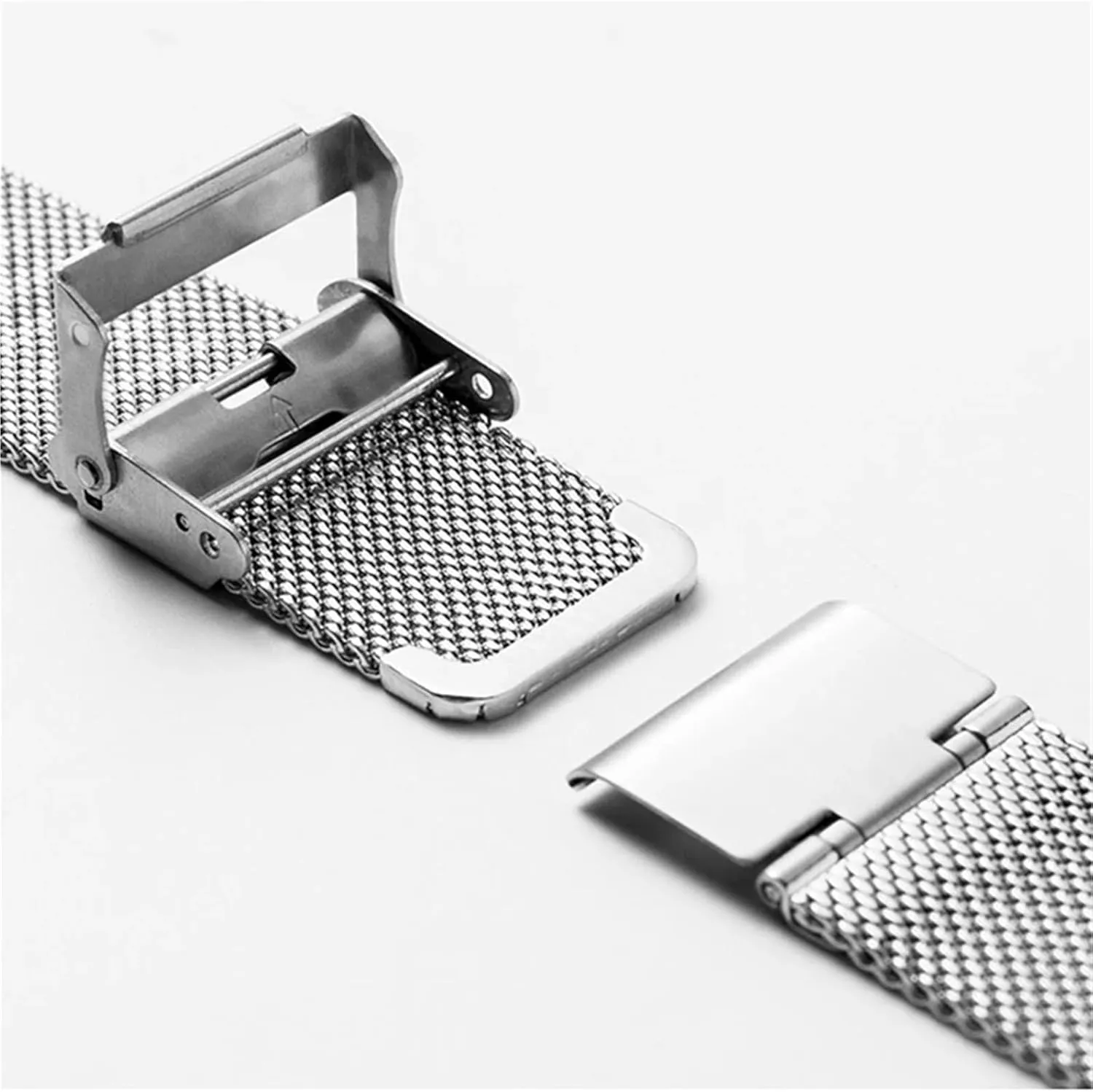 Smart fortify hat converter watch Stainless Steel 18mm 20mm 22mm 24mm Wristbands 1.0mm Milanese Mesh Bracelet 