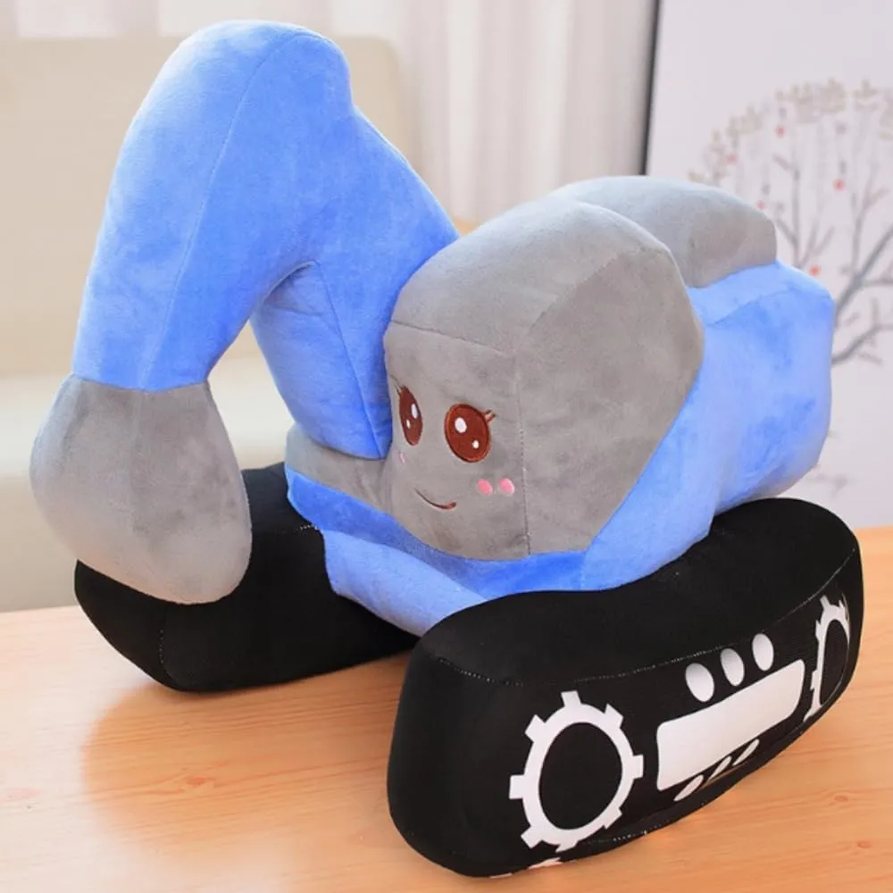 Soft Excavator Stuffed Truck Construction qualify wintertime coyote credit marketplace economical Toy,for Children's Birthday, Christmas, Party Gifts (Blue) 10" /25cmExcavator Plush Toy, 