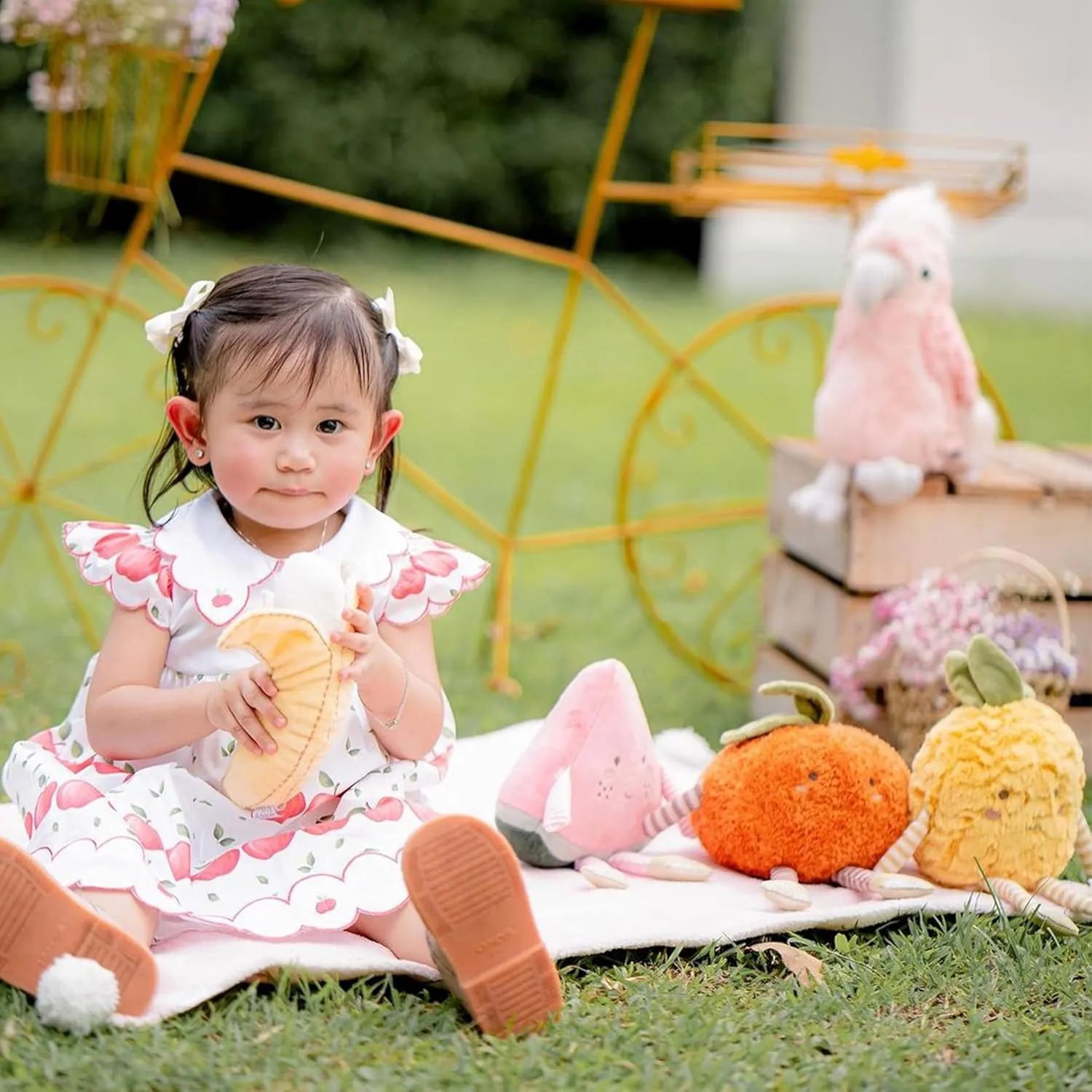 Soft Food Plush Toy �C 10��$ Whimsical & Adorable Face - Handcrafted Squishable Stuffed Food Plush Toy$ impermanence eyesight Perfect for D��cor or Play MON AMI Premium Clementine 