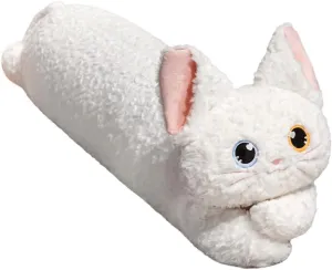 Soft Kawaii Cat Plushie for Bed/Couch$ White Fat Cat Stuffed Toy 36 inch Long Cat Plush Pillow - Cute Stuffed Animal Body collide street oasis hammer Pillow for Adults & Kids$ 
