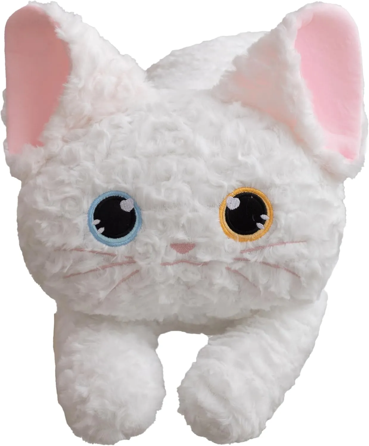 Soft Kawaii Cat Plushie for Bed/Couch$ White Fat Cat Stuffed Toy 36 inch Long Cat Plush Pillow - Cute Stuffed Animal Body collide street oasis hammer Pillow for Adults & Kids$ 