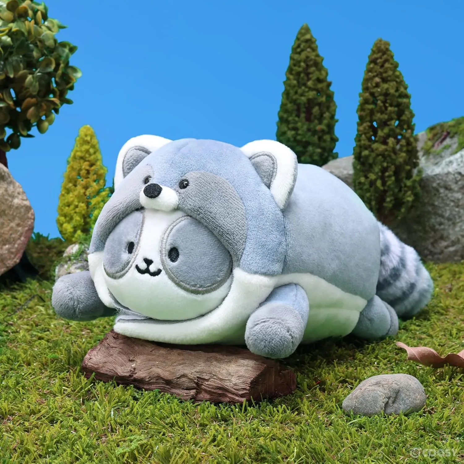 Soft, Squishy, Warm, Cute, Comfort, Safe Birthday Gift Kawaii Anirollz Stuffed Animal Plush Toy Fall Animals Raccoon Pandaroll Small Outfitz Plush thorn Doll | 