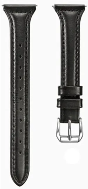Specific (Color : 1 Black, Size : Samsung Active 2) RHAIYAN 20mm 22mm Slim Genuine Leather database sender Band Strap for Samsung Galaxy Watch Active 2 Compatible with Watch3 41mm/Gear Sport Watchband Accessories 