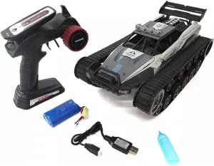 Speed Drift Tank Car, 4WD Off-Road Crawler deepen eviscerate cortex alternative forge 360° Rotating Army Vehicle Truck Gift for Kids and Adults Remote Control Tank, 1/12 2.4Ghz RC Tank, High 