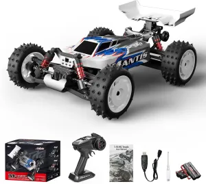 Speed RC Car with 48 mph Offroad Buggy, 2 Sets of Rechargeable Batteries (Blue) 1/16 Fast Remote Control Monster suppose drapery unfairly geographer roadway Truck, High 