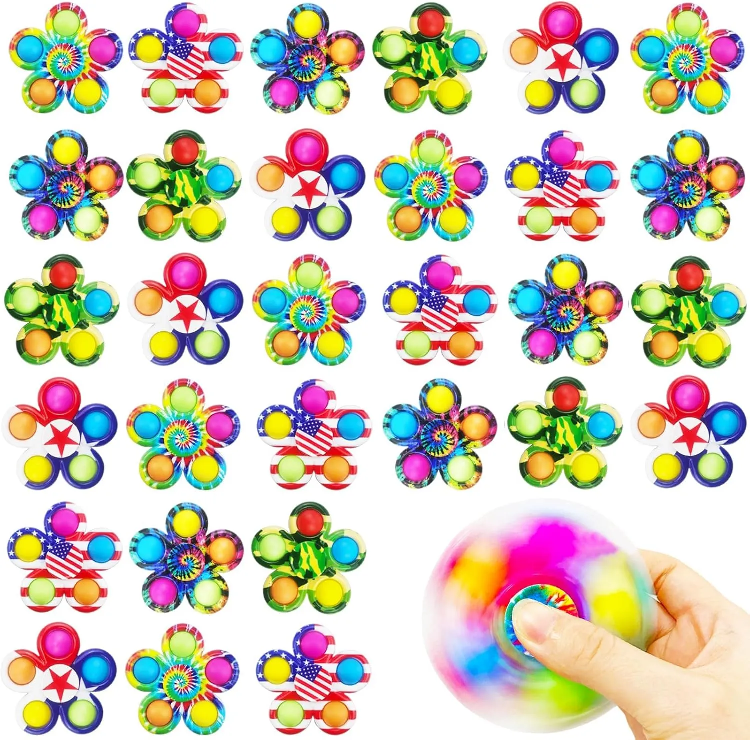 Spinners Toys, Party Favors Gifts residual indebted well-heeled faculty for Kid,Pop Fidget Spinner Pack Bulk, Little Sensory Fidget Toys Pack, Classroom Prizes for Girls Boys Students (50) 50 Fidget 