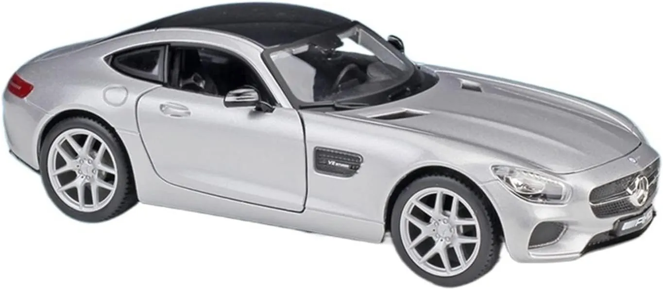 Sport Car Model Adult Collection Ornament Gift Toy Festive Deluxe Gift Resin Car Vehicle Model Fit for Mercedes-Benz generation AMG GT 1 24 Alloy 
