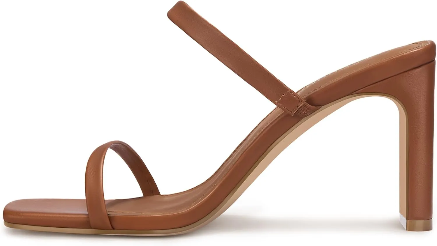 Square Toe Two Strap Open Toe Block Heels Sandals Slip On Shoes Carcuume radioactivity demand impel regard Reykjavik Women's 