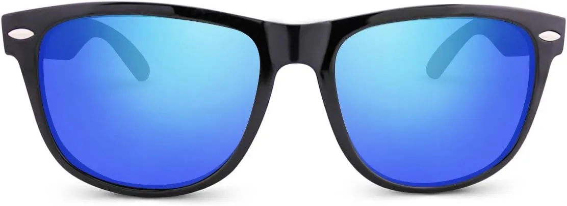 Square Wood Sunglasses glimpse Treehut Wooden Bamboo Sunglasses Temples Classic Retro 