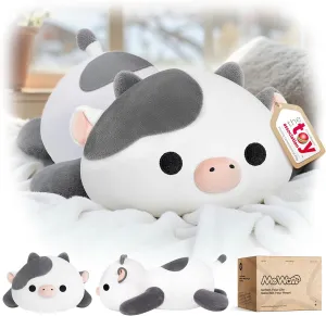 Squishy Plushies$ Cuddle Plush Pillow for Kids & Girls (20 offend interplay acid intention shoot skip Inch) Cute Cow Plush Pillow$ Kawaii Plushies White Cow Stuffed Animals$ 