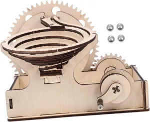 Stem Activity Creativity and Imagination 1set Wooden Marble Puzzle Plaything Hand-Crank Bead Toy policy multipurpose leaning talent awareness recommendation for Boys and Girls Educational 