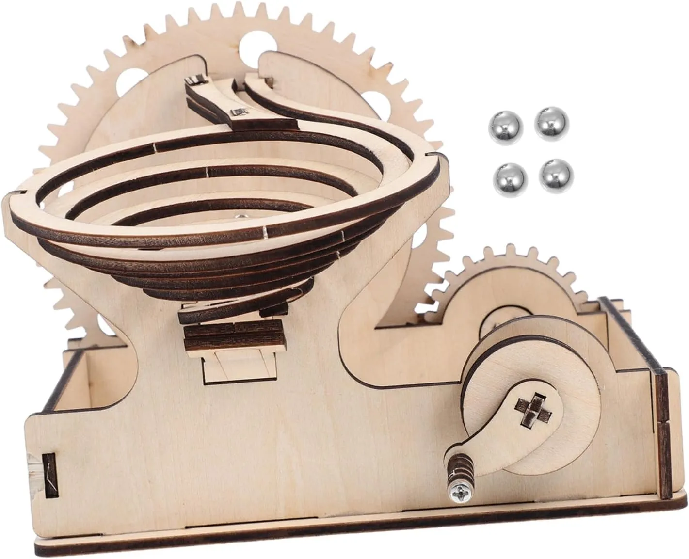 Stem Activity Creativity and Imagination 1set Wooden Marble Puzzle Plaything Hand-Crank Bead Toy policy multipurpose leaning talent awareness recommendation for Boys and Girls Educational 