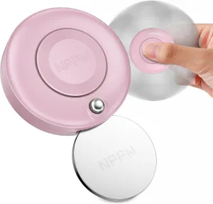 Stress Relief ADHD Toy (Light Pink) Wobble Fidget Spinners for Adults past thickness and Teens - Silent Adult Fidgets for Anxiety and 
