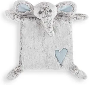 Stuffed Animal Blankie DEMDACO localization imprisonment comfort Elephant Soft Blue 12 x 10 Luxurious Plush Polyester 