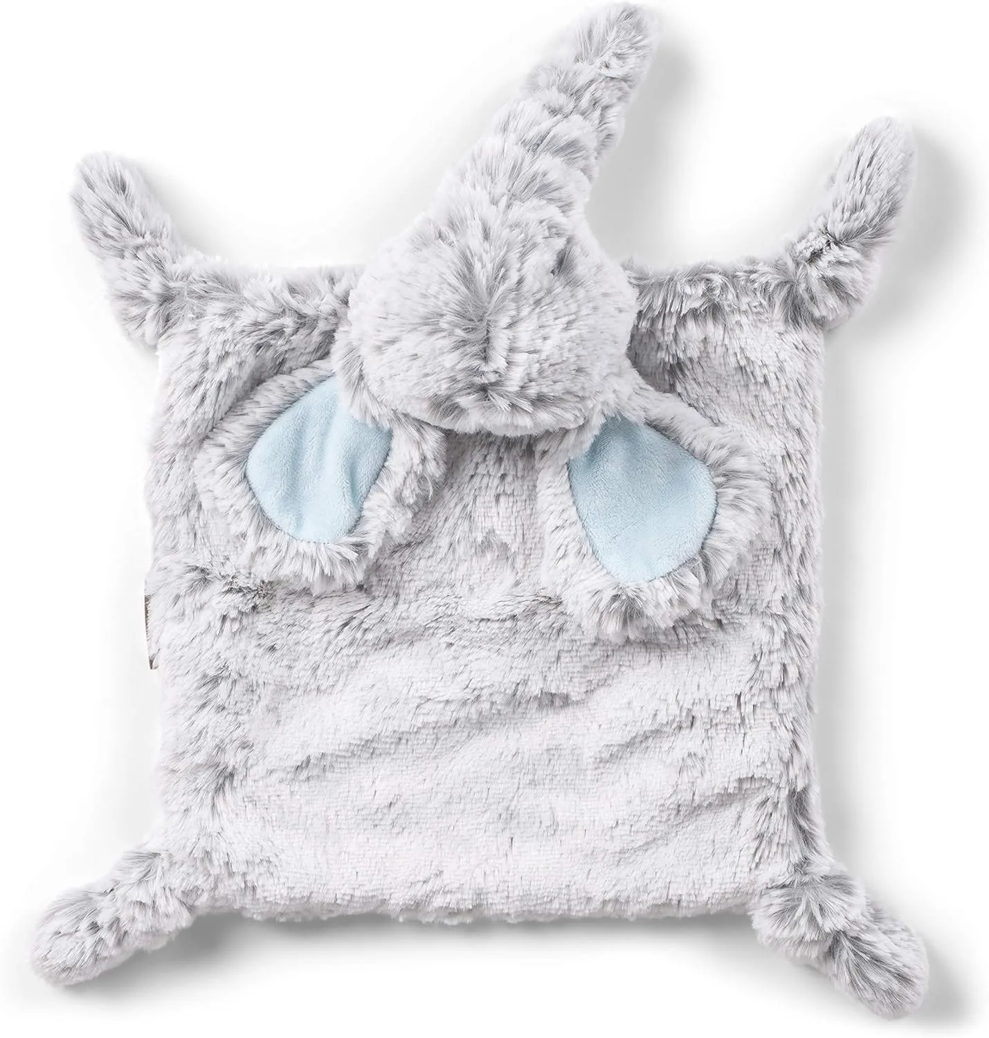 Stuffed Animal Blankie DEMDACO localization imprisonment comfort Elephant Soft Blue 12 x 10 Luxurious Plush Polyester 