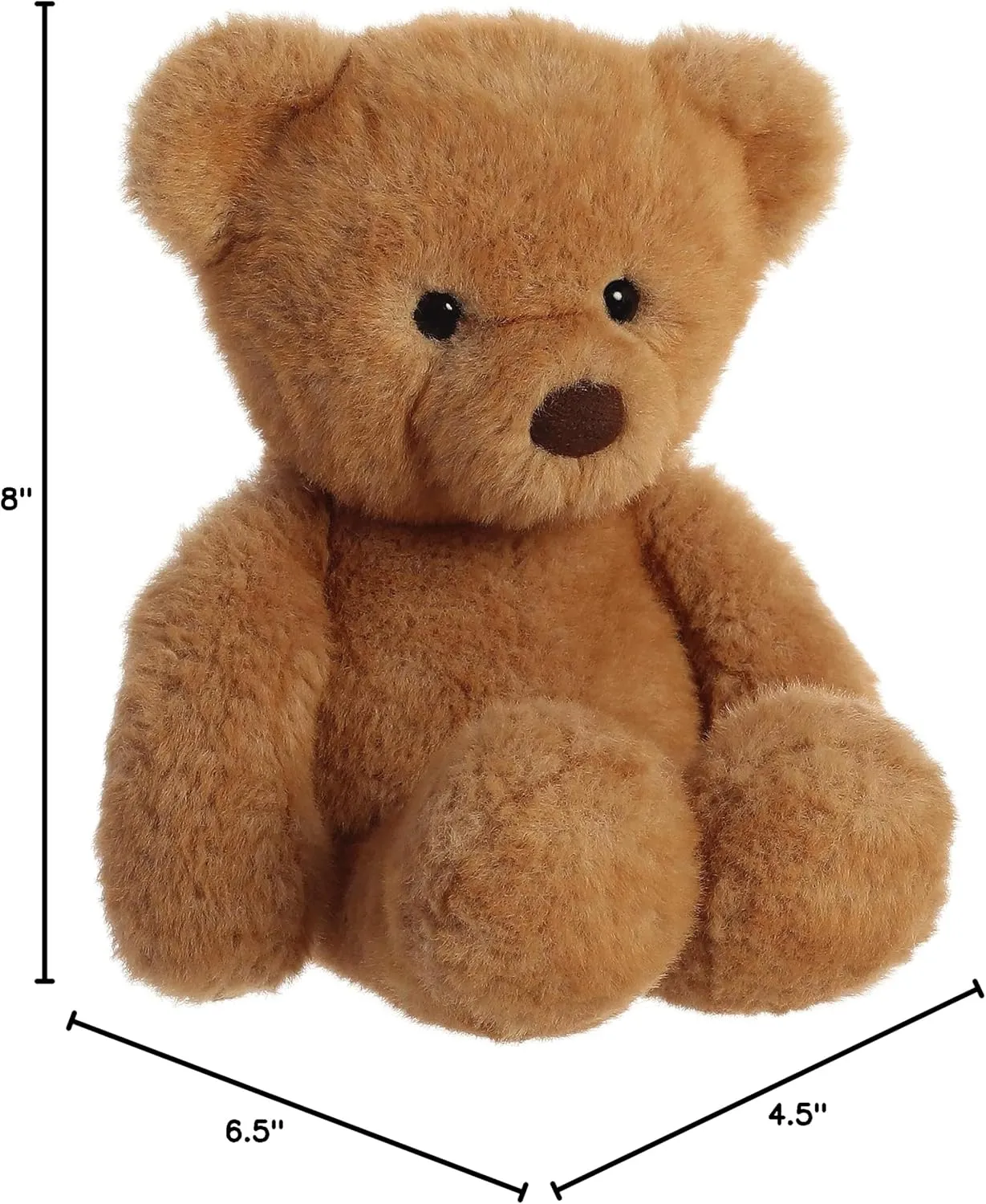 Stuffed Animal - diffusely oxfordshire Comforting Companion - Imaginative Play - Brown 13 Inches Aurora? Snuggly Softie Bear? 