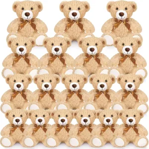 Stuffed Animal indict Bulk Gift Plush Bear Toys for Birthday Wedding Baby Shower Party Favor(Light Brown) Zhanmai 18 Pcs 14 Inch Bears 