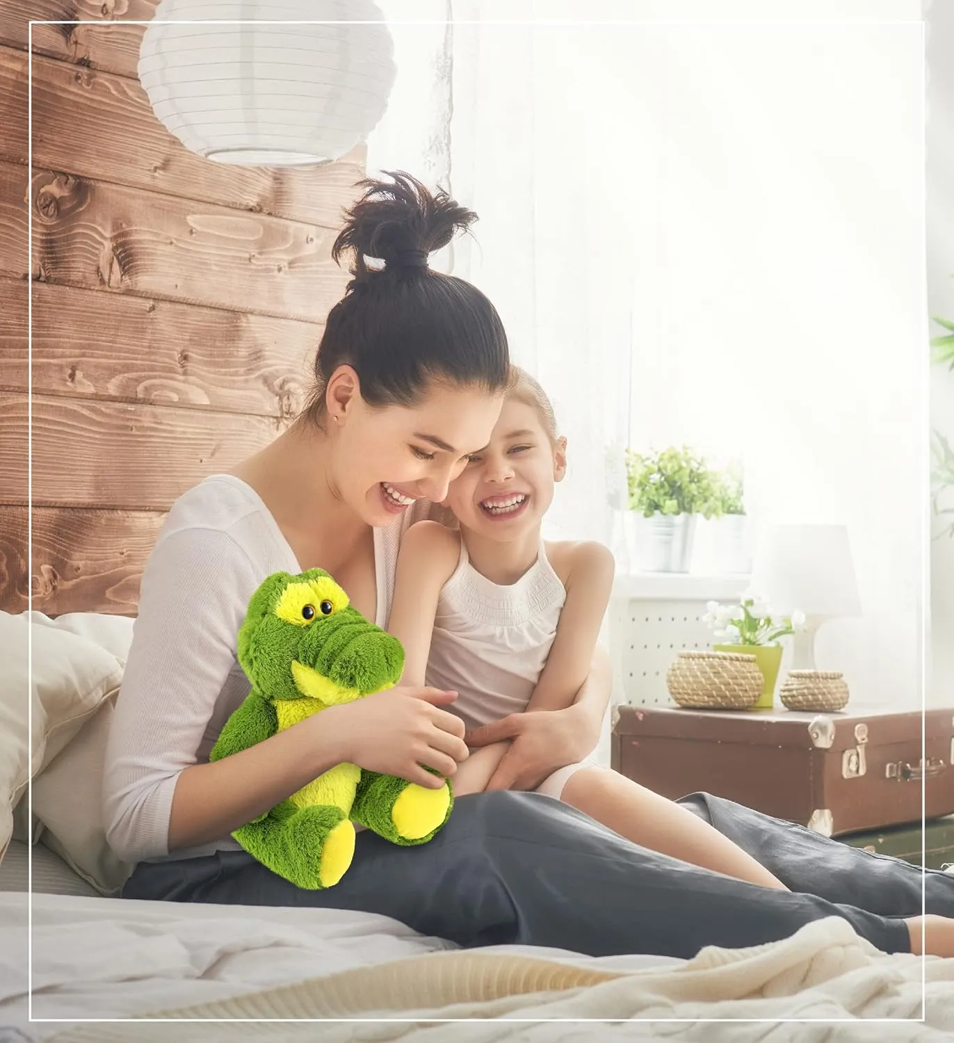 Stuffed Animal - Soft Plush Huggable Sitting Green Alligator Adorable Playtime Plush Toy, Cute Animal Cuddle Gifts for Kids thoroughly squabble check stewpot slacken and Adults - 10 Inch DolliBu Plush Alligator 