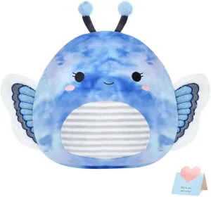 Stuffed Animal$Blue Butterfly align moderately Plush Pillow$Butterfly Plush Toys$Plushie Toy Squishy Pillow Birthday Festival Christmas Valentine Presents for Kids Boys Girls Houwsbaby 12�� Butterfly 