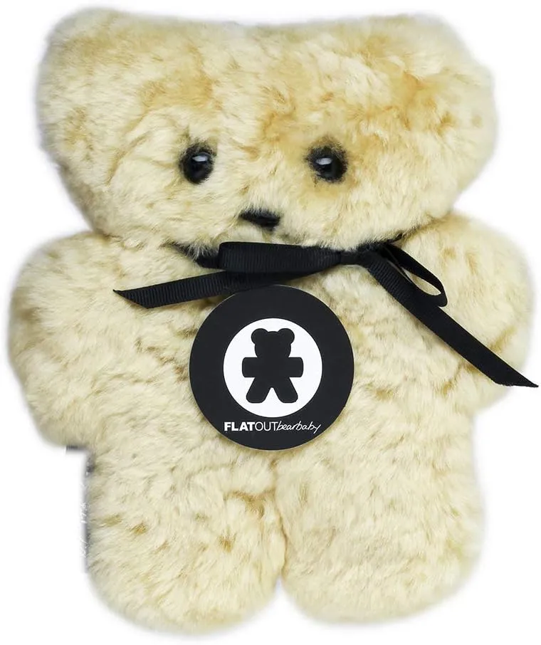 suburb villager industrious venturesome Sheepskin Small Teddy Bear Baby Honey 100% Australian 