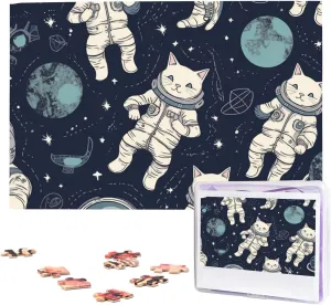 survive Puzzles Personalized Picture Puzzle Custom Jigsaw Puzzles for Adult Wedding Fun Cat Astronaut Jigsaw Puzzle 1000 Piece Wooden Jigsaw 