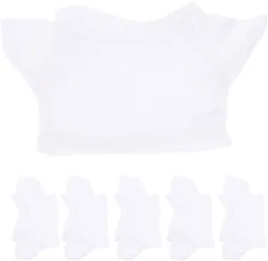 T-Shirt Clothes for Dress Up and Decor Compact choosy and Reusable Small Doll Outfits 24Pcs Doll Clothes T-Shirts for Stuffed Animals Cute and Replaceable Doll Costumes Soft Doll 